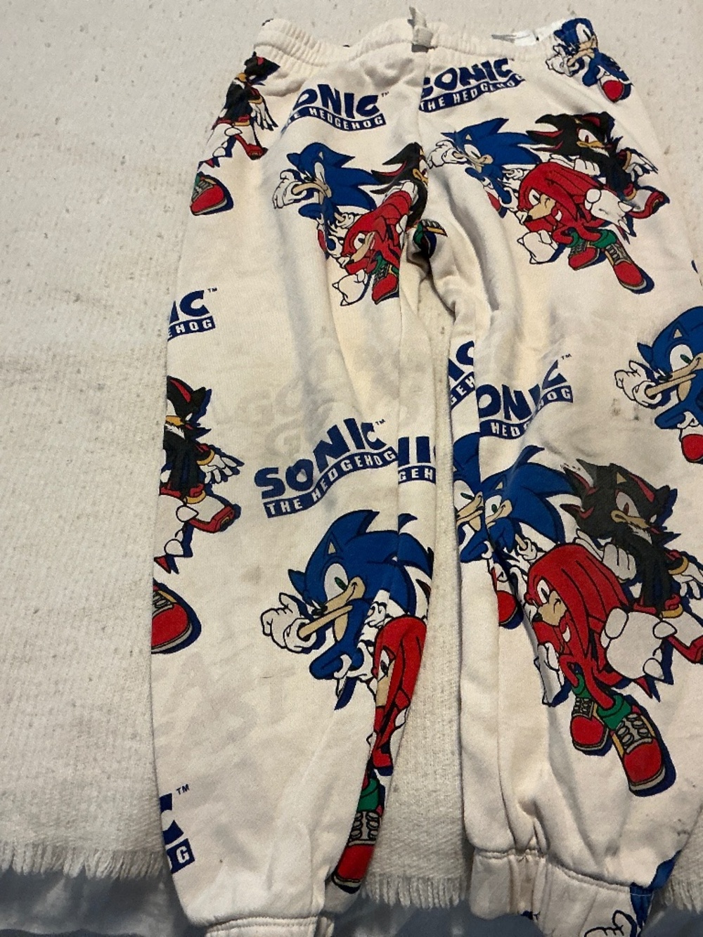 H&M Sonic Hedgehog boys Pants Size 6X (UK 6-7)